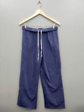 Brandy Melville J. Galt Navy Wide Leg Sweatpants Lounge Pants One Size